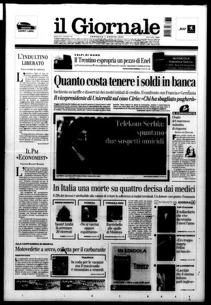 Il giornale : quotidiano del mattino